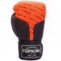 Top King "Full Impact Doble Tone" Боксерские Перчатки Тайский Бокс Orange-Black